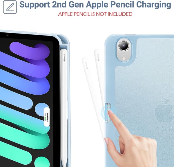 SININEN TAITETTAVA SUOJA IPAD Mini 6 8,3 TUUMAA 2021