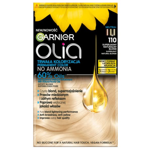 Garnier Olia permanent hårfarve 110 superlyst naturlig blond