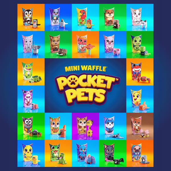 Marioinex Mini Waffle POCKET PETS - SPIDER-set