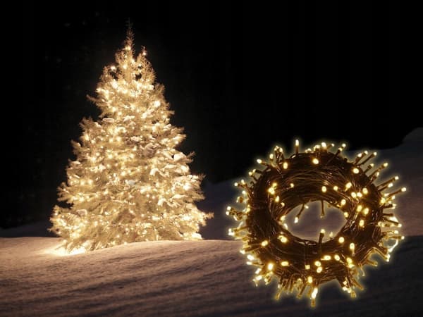 Julgransbelysning 500 LED Varm (40)