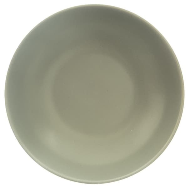 Dyb keramisk tallerken grøn 20,5 cm