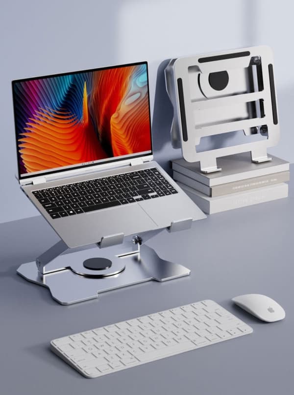 ERGONOMISK BORDSTATIV TIL MACBOOK PRO AIR M1 M2 M3 BÆRBAR