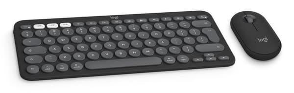 LOGITECH Pebble 2 Combo Tangentbord + Mus Set för Mac Grafit 920-012244