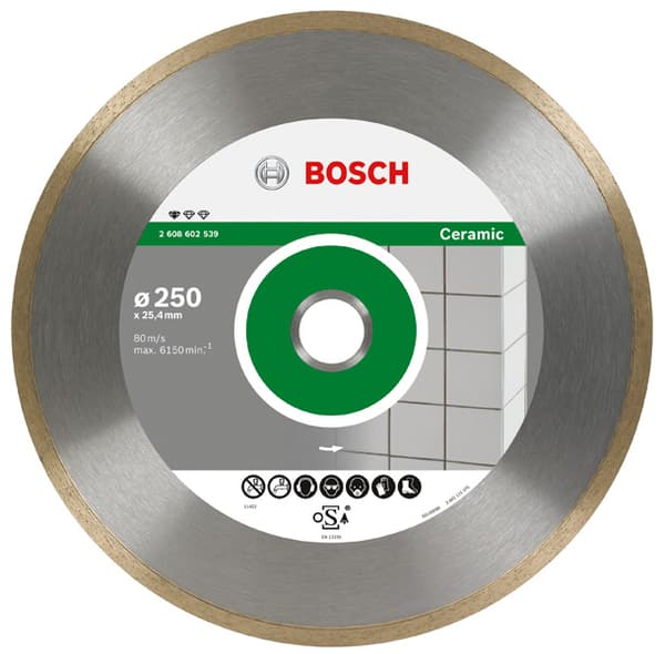 BOSCH DIAMANTSKIVE 250x25,4 FULDKERAMISK