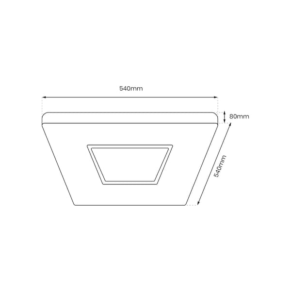 SPARKY LED LOFTSLAMPE HVID MILAGRO ML8234