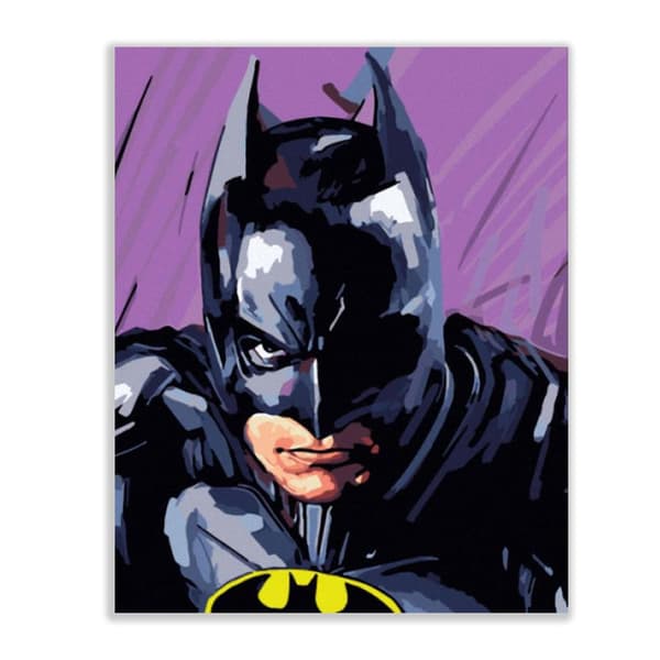 MALERIER EFTER TAL MED RAMME Malerier - Batman DC 40 x 50 cm
