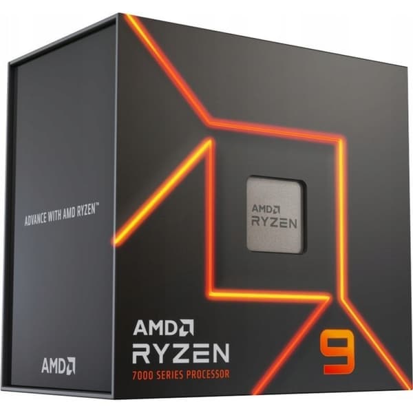 AMD Ryzen 9 7900X-processor, 12 kerner, 5,6 GHz, sokkel AM5