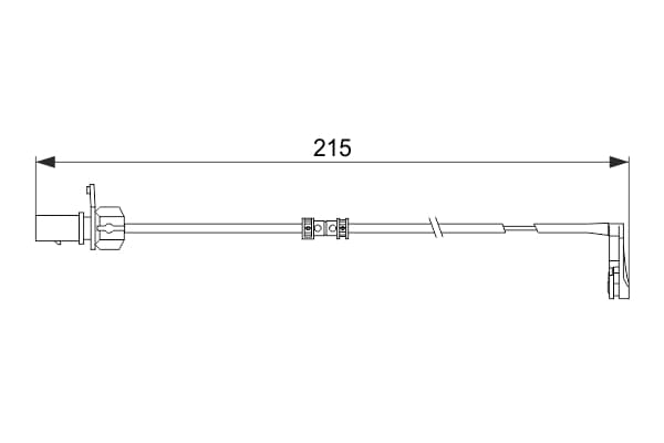 SLITSENSOR BROMSBELÄGG 1987474489 BOSCH