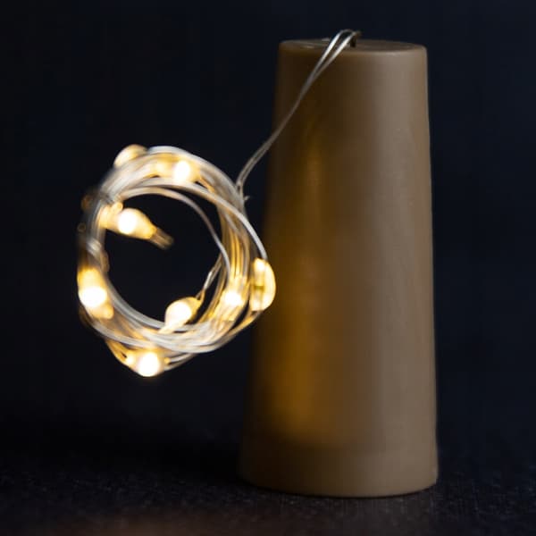 Koniske flaskehætte LED dekorative lamper flaskelys