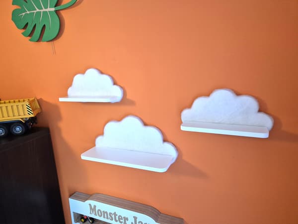 Cloud Shelves Sæt med 3 - Fluffy Cans