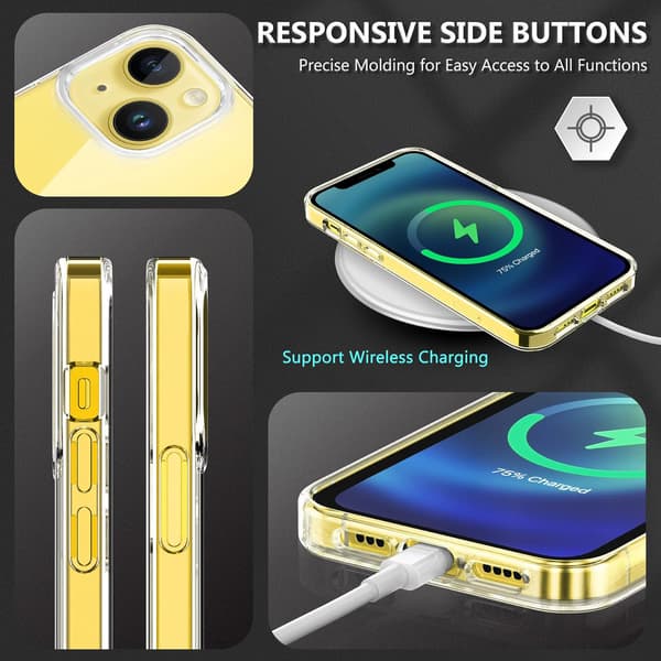 ETUI TIL APPLE IPHONE 13 2021/ IPHONE 14 KLART + GLAS