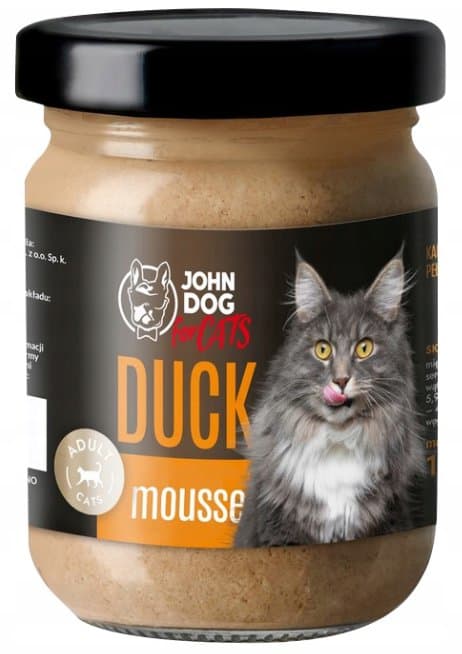 JD för katter | Vuxna | Våtfodermousse 100g - Ankmousse 100g