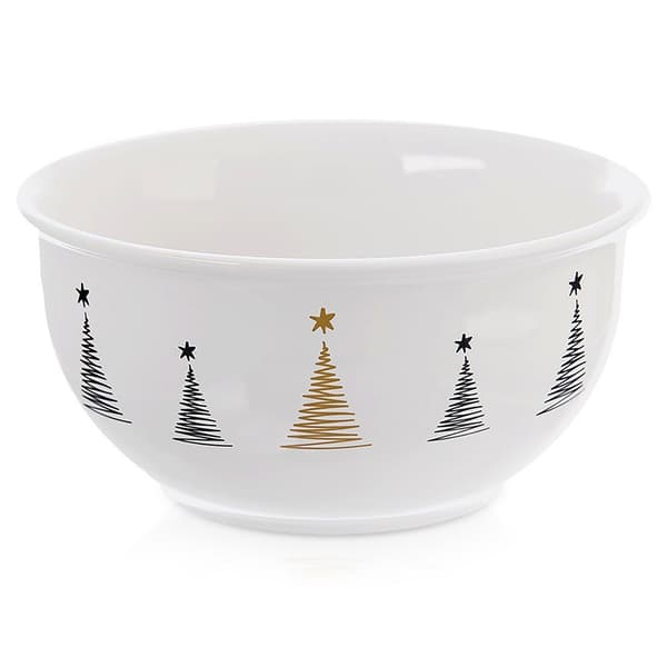 Julporslinsskål julgran 13,5 cm, 560 ml
