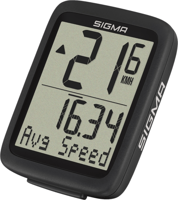 Sigma BC 8.0 ATS Trådløs Cykelcomputer Sort 8 Funktioner