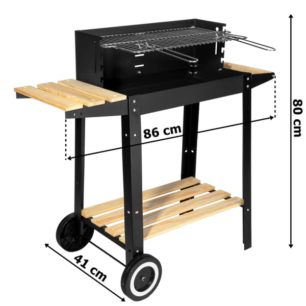 PARIL havekulgrill på hjul