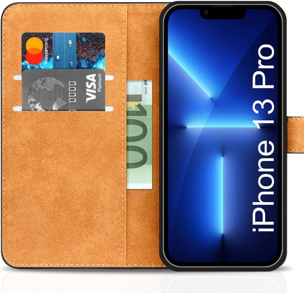 IPHONE 13 PRO -KUORI TAITETTAVA MUSTA