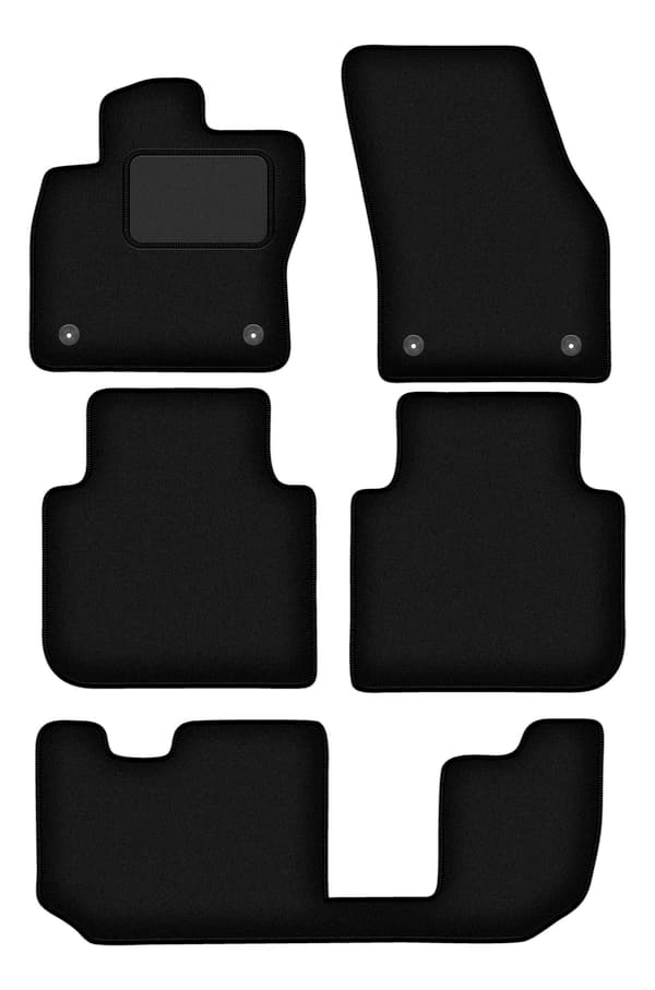Velourmattor set för Seat Tarraco 7-sits (2018-)