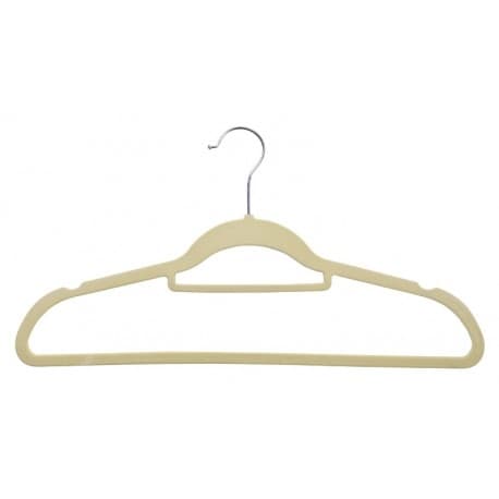 Maxi sammetsgalge, set om 10 - beige