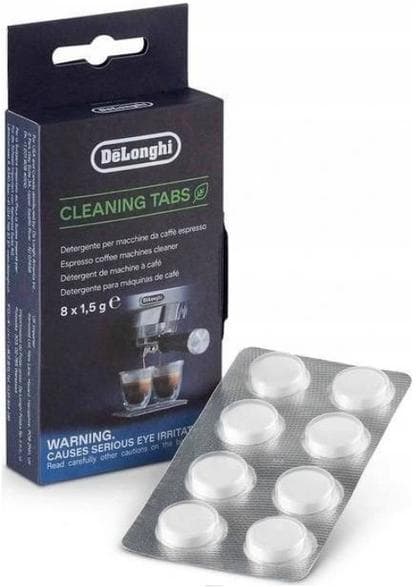Puhdistustabletit DELONGHI DLSC552 -kahvinkeittimelle 8 kpl.