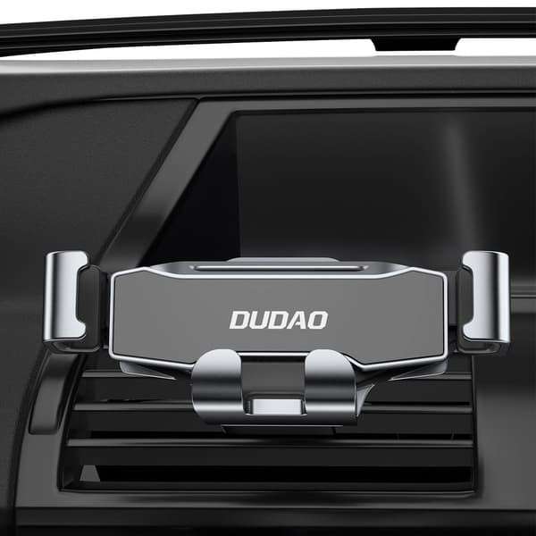 Dudao Gravity -autoteline älypuhelimelle, musta (F11Pro)