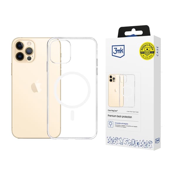 Apple iPhone 12 Pro Max – 3mk Genomskinligt MagCase