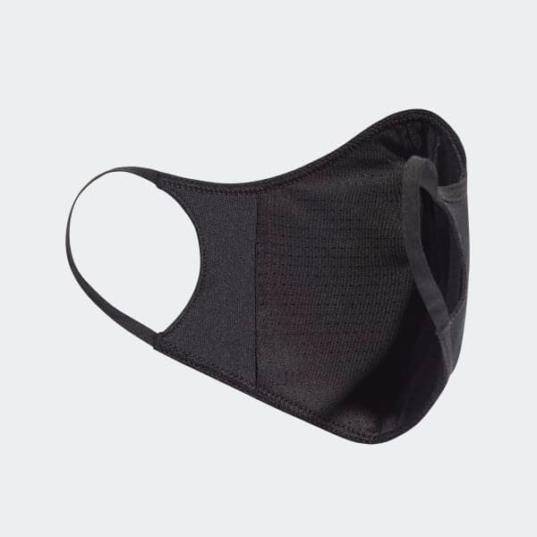 Adidas suojamaski musta 3-pakkaus M/L
