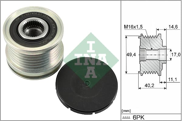 GENERATORKOBLING 535012410 INA