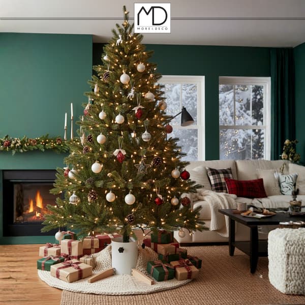 More&Deco julgransfot med lock, stabil för vatten och vind