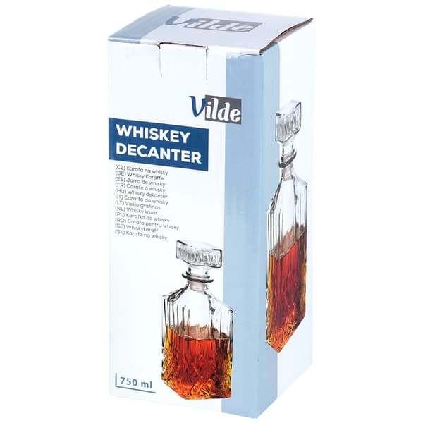 Whiskykaraff i glas 900 ml