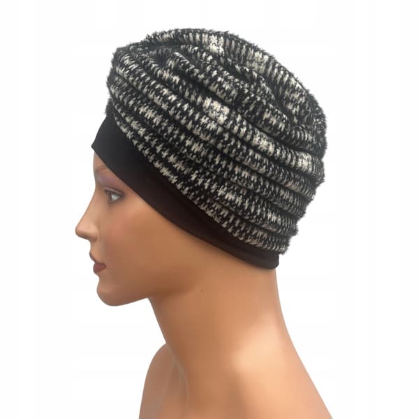 Ela 534 dameturban, varm sweaterhue, blød, draperet