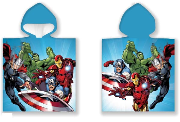 AVENGERS BØRNES HÅNDKLÆDE MED HÆTTE MARVEL