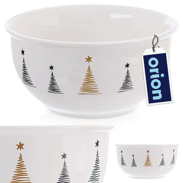 Julporslinsskål julgran 13,5 cm, 560 ml