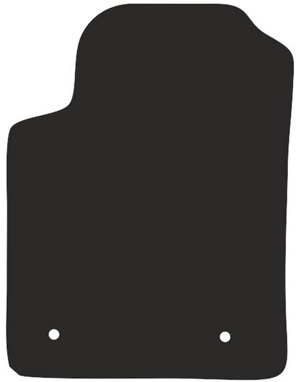 Polyamid førermåtte til Lancia Delta III hatchback 2008-2014 med gummibagside