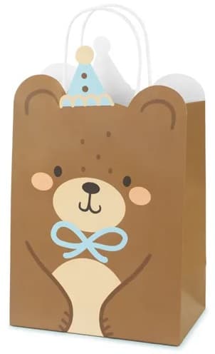 Bamse gavepose 18x29x10,5 cm 1 stk.
