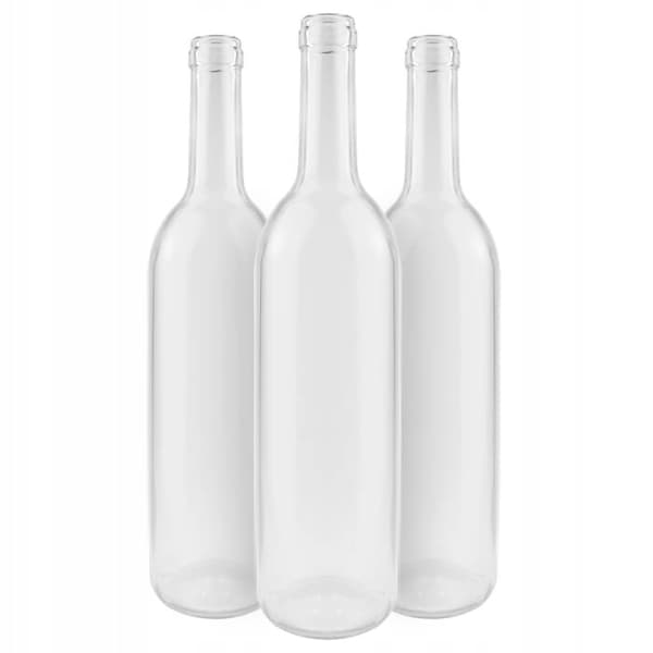 10 stk. OLIVENGRØN VINFLASKE, KLAR + kork