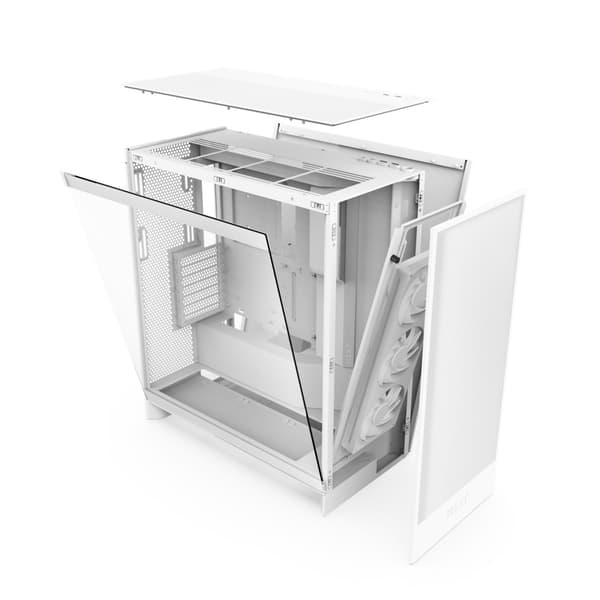 NZXT H7 FLOW RGB MIDI-TOWERCHASSA VIT (2024)