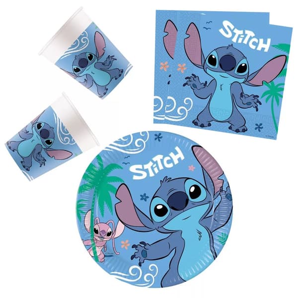 Lilo & Stitch FÖDELSEDAGSKALAS pappersservis