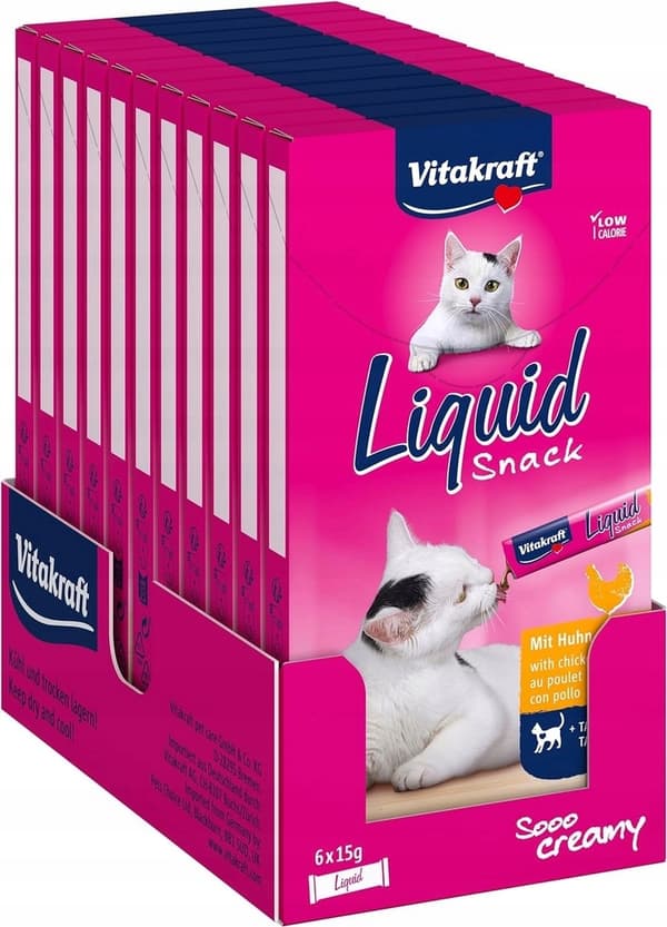 Vitakraft Flytande Snack för Katter 11x90g