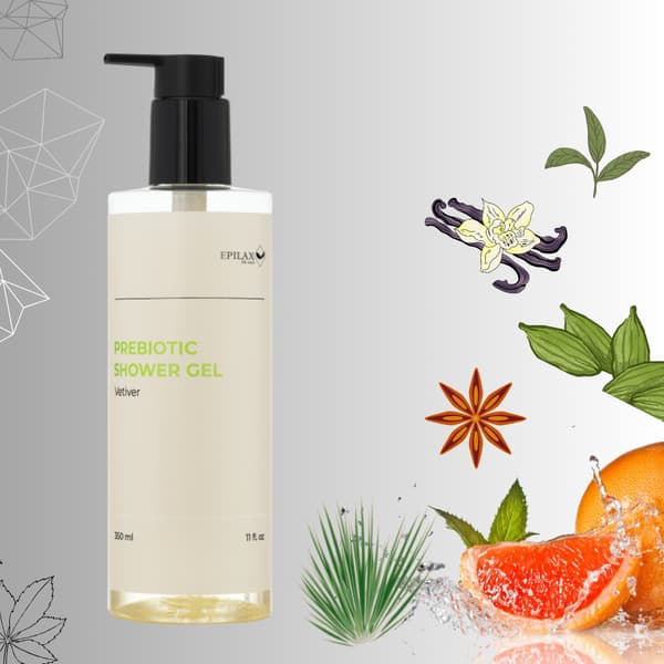 Duschgel med prebiotika Vetiver 350 ml