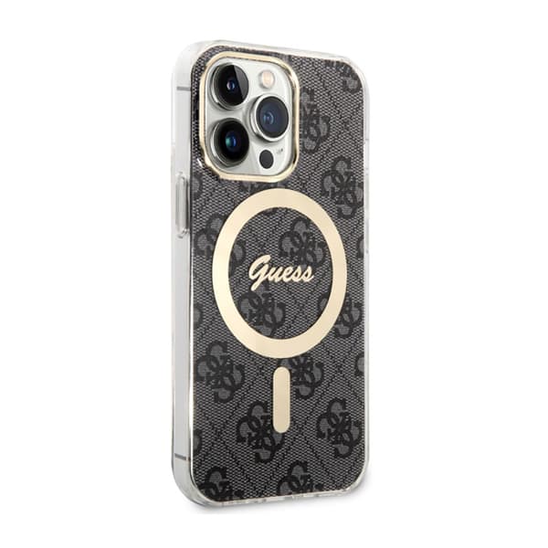 Guess 4G MagSafe – iPhone 13 Pro-skal (svart)