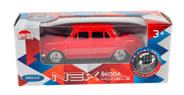 WELLY SKODA 100 PUNAINEN 1:60 52403