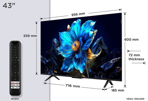 43 TCL 43P7K TV