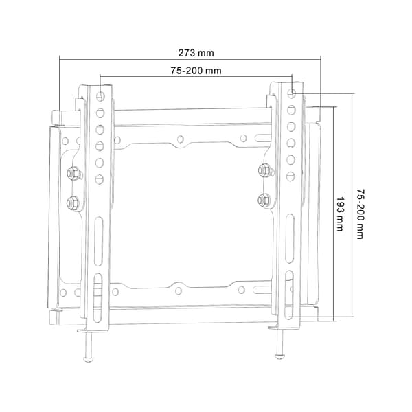 Televisiokannatin 23"- 42" Cabletech