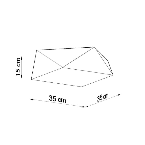 HEXA 2 E27 HOPEA KATTOVALAISIN SOLLUX SL.0691