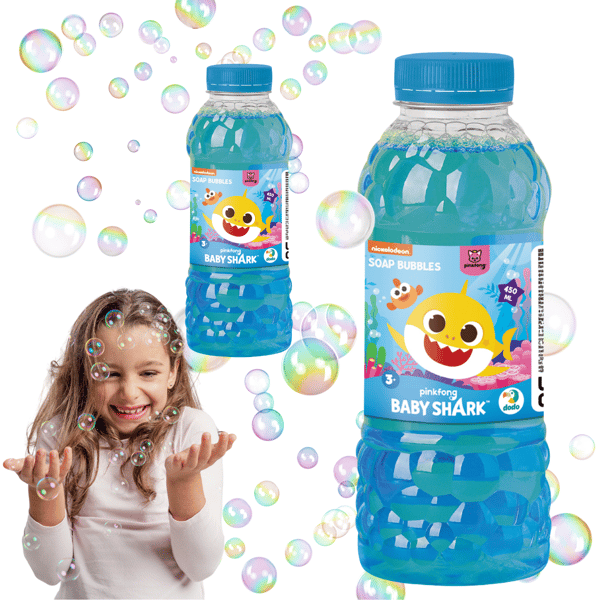 Baby Shark Tvålbubblor för barn Refillflaska 450 ml 200521