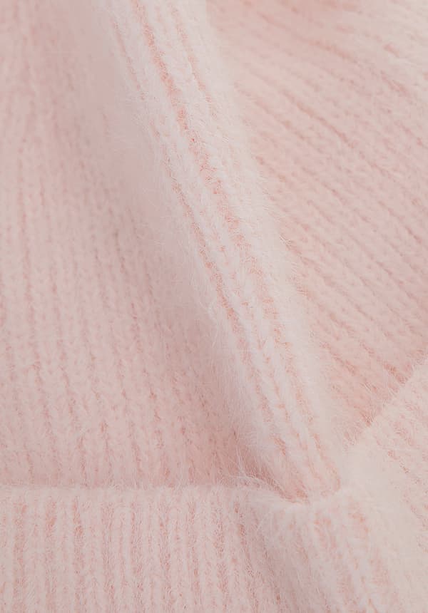 Wittchen Damens Luden Texturerad Rosa Akryl Hatt