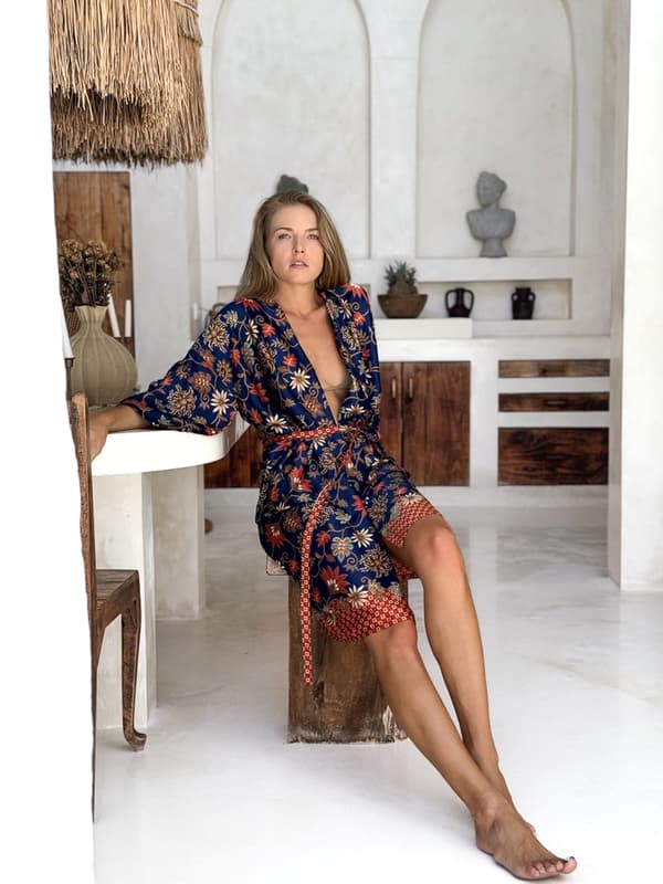 Naisten kimono aamutakki NOVA