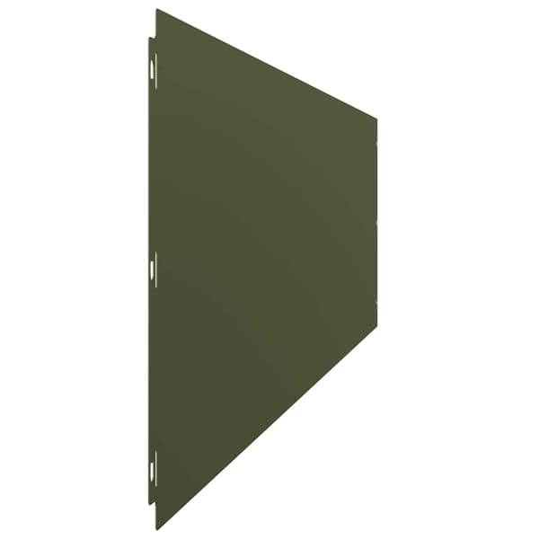 vidaXL Gräsmatta 20 st olivgrön 25x103 cm
