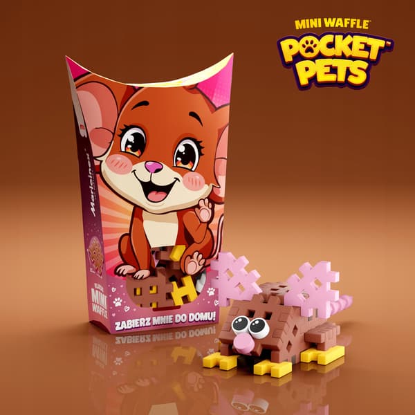 Marioinex Mini Waffle POCKET PETS - MUS / MUS-set