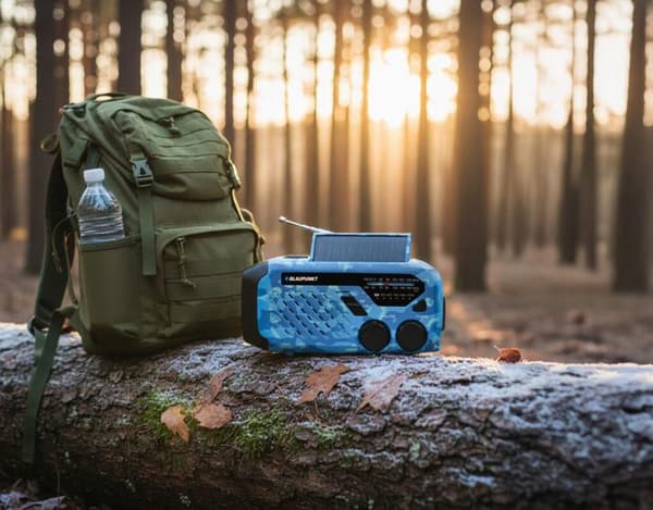 Radio BLAUPUNKT ER10BC Survival Blå-Sort